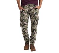 westAce Mens Military Cargo Trousers Army Camo Work Wear Combat Safety Cargo Utility 6 Pocket Cargo Full Pants Size 32-44 (Olive Camo, 34W / 32L)