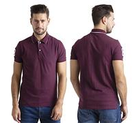 westAce Mens Short Sleeve Polo Shirts Casual Cotton Classic Lightweight and Breathable Regular-Fit Multi Colours Golf Tennis Summer Comfortable Essential Polo T-Shirt S-XXL (Pack 2, Burgundy, XXL)
