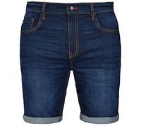 westAce Mens Slim Fit Stretch Cotton Chino Shorts [Dark Blue - Denim, 36" Waist]
