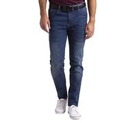 westAce Men's Slim Fit Stretch Cotton Skinny Jeans - Super Stretch Denim, All-Way Flex, 5-Pocket Design, Zipper Fly, Machine Washable, Available in Waist Sizes 30-38 (Dark Blue, 34W / 32L)