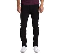 westAce Men's Slim Fit Stretch Cotton Skinny Jeans - Super Stretch Denim, All-Way Flex, 5-Pocket Design, Zipper Fly, Machine Washable, Available in Waist Sizes 30-38 (Black, 38W / 32L)