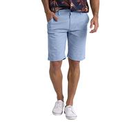 westAce Mens Summer Chino Shorts Slim-fit 9" Classic Cotton Casual Golf Beach Joggers Essential Half Pant All Waist Size 30-40 (Ice Blue, 34W)