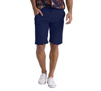 westAce Mens Summer Chino Shorts Slim-fit 9" Classic Cotton Casual Golf Beach Joggers Essential Half Pant All Waist Size 30-40 (Navy, 32W)