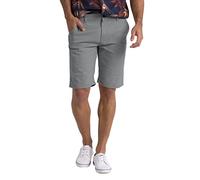 westAce Mens Summer Chino Shorts Slim-fit 9" Classic Cotton Casual Golf Beach Joggers Essential Half Pant All Waist Size 30-40 (Grey, 32W)