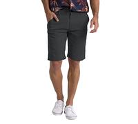 westAce Mens Summer Chino Shorts Slim-fit 9" Classic Cotton Casual Golf Beach Joggers Essential Half Pant All Waist Size 30-40 (Dark Grey, 30W)