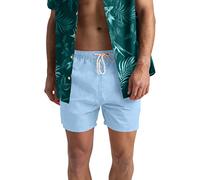 westAce Mens Swimming Board Shorts Swim Shorts Trunks Swimwear Quick Dry Surfing Beach Essential Summer Half Pant Size S M L XL XXL (Ice Blue, S)