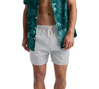 westAce Mens Swimming Board Shorts Swim Shorts Trunks Swimwear Quick Dry Surfing Beach Essential Summer Half Pant Size S M L XL XXL (Grey, M)