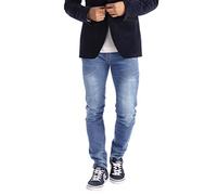 westAce New Mens Stretch Skinny Slim Fit Flex Jeans Pant Stretchable Denim 98% Cotton & 2% Stretch Trouser 28-40 Waist (Waist 28" x Length 32" (28R), Light Blue)