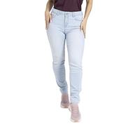 westAce Womens Jeans Skinny Stretch Trousers Slim Fit Mid Waist Supper Flex 5 Pockets Rise Pull On Straight Leg Cotton Smart Casual Ladies Denim Jeans Pants All Waist Size 08 to 20 (Dark Blue, 12)