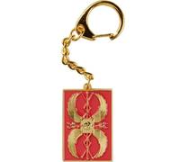 Westair Stunning Roman Enamel Shield Keyring In Red And Gold