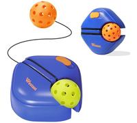 Westant Match Buddy Pickleball Trainer - Pickleball Rebounder with String & 2 Balls, Pickle Ball Training Equipment for Adults and Family, Self Practice Training Tool (Blue)