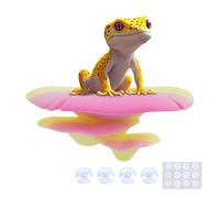 Westant Mushroom Decor for Reptile Tank, Fish Tank, Pet-Safe Bearded Dragon Tank Accessories, Realistic Terrarium Plants for Leopard Geckos, Crested Geckos, Tree Frogs, Snakes (Rainbow, Trio Cap)