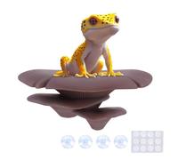 Westant Mushroom Decor for Reptile Tank, Fish Tank, Pet-Safe Bearded Dragon Tank Accessories, Realistic Terrarium Plants for Leopard Geckos, Crested Geckos, Tree Frogs, Snakes (Cocoa, Trio Cap)