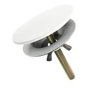 Westbrass D202-50 2" Kitchen Sink Hole Cover, Powder Coat White, 1 Pack