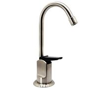 Westbrass D203-NL-07 6" Touch-Flo Style Pure Cold Water Dispenser Faucet, 1 Pack, Satin Nickel