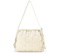 WESTBRONCO Medium Puffer Hobo Bags for Women Puffy Nylon Shoulder Bag, Women's Quilted Handbags with Shoulder Wide Strap, Beige, Puffer