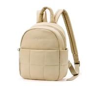 WESTBRONCO Mini Backpack for Women Nylon Small Fashion Backpacks Purse Puffer Lightweight Backpacks for Travel, Shopping, Khaki, S, Modern