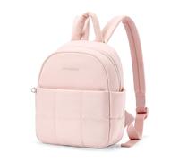 WESTBRONCO Mini Backpack for Women Nylon Small Fashion Backpacks Purse Puffer Lightweight Backpacks for Travel, Shopping, Small-pink, S, Modern