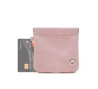 WESTBRONCO Mini Suede Coin Purse Small Makeup Bag for Purse, Magnetic Snap Coin Pouch, Card Purse Lipstick Holder Travel Case, Pink