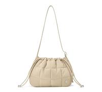 WESTBRONCO Small Puffer Hobo Bags for Women Puffy Nylon Shoulder Bag, Women's Quilted Handbags with Adjustable Strap, Khaki, Puffer