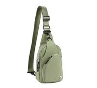 WESTBRONCO Small Sling Bag for Women Nylon Crossbody Sling Backpck Lightweight for Travel Casual Daily, A-green, Casual