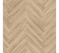 Westbury 162L Light Oak Wood Herringbone Effect My-Style Vinyl Flooring | - 4m x 2m (13ft1" x 6ft6")