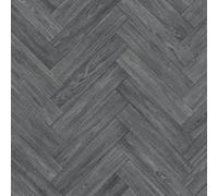 Westbury 990D Grey Oak Wood Herringbone Effect My-Style Vinyl Flooring | - 3m x 2.5m (6ft6" x 8ft2")