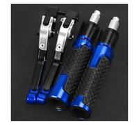 WESTCH Clutch Motorcycle Accessories Brake Clutch Levers Handle Handlebar Grip Ends for Suzuki GSR400 GSR600 GSR750 GSR 400 600 750 All Years Brake Handle(Silver Black Blue)