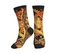 WESTCH Cool Steampunk Gears Mid-Tube Sports Socks - Premium Moisture-Wicking And Breathable Athletic Socks For Unisex Performance