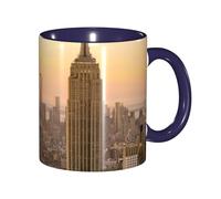 WESTCH Empire State Building Ceramic Mugs - 11oz Colorful Mug Gift Box Set - for Coffee Lovers and Gift Giving, Unique Mugs, Personalized Mugs, Hot Beverage Cups, Colorful Mugs