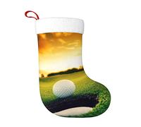 WESTCH Golf Course Personalised Large Stocking, A Perfect Decorative Christmas Decor Complement, My First Christmas Stocking, And A Wonderful For Friends