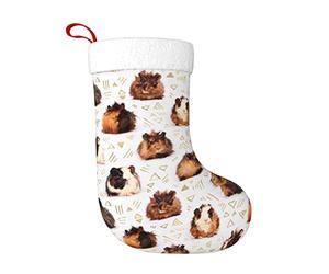 WESTCH Guinea Pigs Personalised Large Stocking, A Perfect Decorative Christmas Decor Complement, My First Christmas Stocking, And A Wonderful For Friends