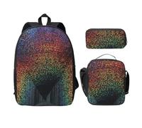 WESTCH Holographic Dreams 17in Bag + Pencil Case + Lunch Bag Combination - Versatile Storage Organizer for Learning Supplies