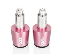 WESTCH Motorcycle Handle Bar Ends For YAMAHA YZFR125 YZF-R125 2019 2020 2021 2022 22MM Handlebar Grips Cap Anti Vibration Silder Plugs (Color : Pink-black)