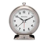 Westclox Analog Metal Big Ben Alarm Clock, Aluminum, Silver