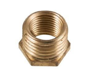 Westco 1 1/4" BSP Male x 1/2" BSP Female Brass Reducing Bush | Heavy Duty Hexagon Fitting for Plumbing, Heating, Water, Oil & Air