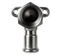 Westco 15 x 1/2'' C x FI 90° Wall Plate Elbow Stainless Steel Press Fitting | For Water Systems - Secure Pipe Connection