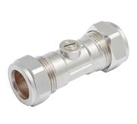 Westco 15mm Compression Low Pressure Chrome Isolating Valve