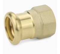Westco 15mm x 1/2" Press Gas Coupling Copper to Female Iron Adaptor