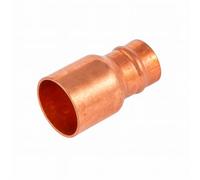 Westco 15mm x 8mm Pipe Reducer SR6 End Feed Capillary | WRAS Approved | Copper Solder Connector Fitting for Plumbing, Heating & Pipework, to EN1254-1