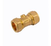 Westco 22mm Compression Brass Isolating Valve | 22mm Compression Connection | Brass Isolating Valve for Shutting Off Water Supply to Appliances and Fixtures