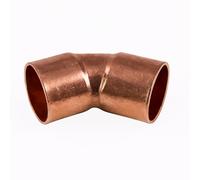 Westco 22mm Copper 45 Degrees Elbow EF21 - Pipe Bend Fitting