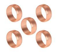 Westco 22mm Copper Olives Pack of 5 - Compression Fitting Pipe Ferrules | For Plumbing Pipe Connections | Replacement Olives for Compression Joints
