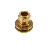 Westco 22mm DZR Brass Tank Connector J605 - Compression Type Fitting for Hot & Cold Water Storage Tanks & Systems