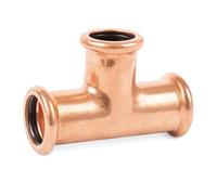Westco 22mm Equal Tee Press Gas Pipe Fitting - Three-Way Connection Joint