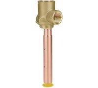 Westco 22mm Surrey Flange - Brass Hot Water Cylinder Outlet Fitting for Showers, Pumps & Vent Connections