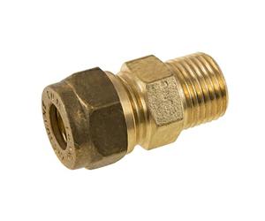 Westco 22mm x 1/2" C x MI Coupling J600 DZR Brass Compression Fitting