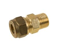 Westco 22mm x 1/2" C x MI Coupling J600 (DZR) - Brass Compression Fitting, Copper to Male Iron Connector, Corrosion-Resistant