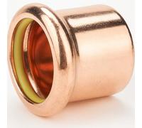 Westco 28mm Copper Press-Fit Stop End Cap for Gas Pipe Systems | 28mm Copper Press-Fit Stop End Cap | For Gas Pipe Press-Fit Systems | Copper Pipe End Fitting