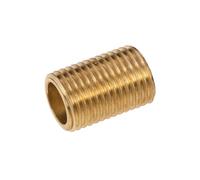 Westco 2X 1 BSP Brass Running Nipple - Heavy Duty